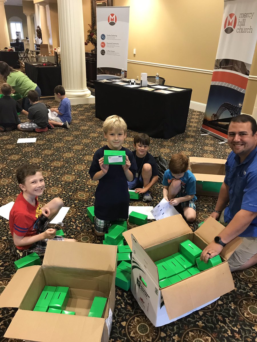 FaithOnMission's tweet photo. We're so excited about Faith On Mission Sunday tomorrow! The RA's &amp; GA's helped with set up today! https://t.co/cSEe1F5aYR