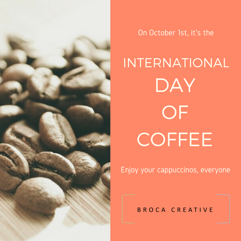 BrocaCreative's tweet photo. Happy #InternationalCoffeeDay everyone! https://t.co/Rr6wqU1Cgo