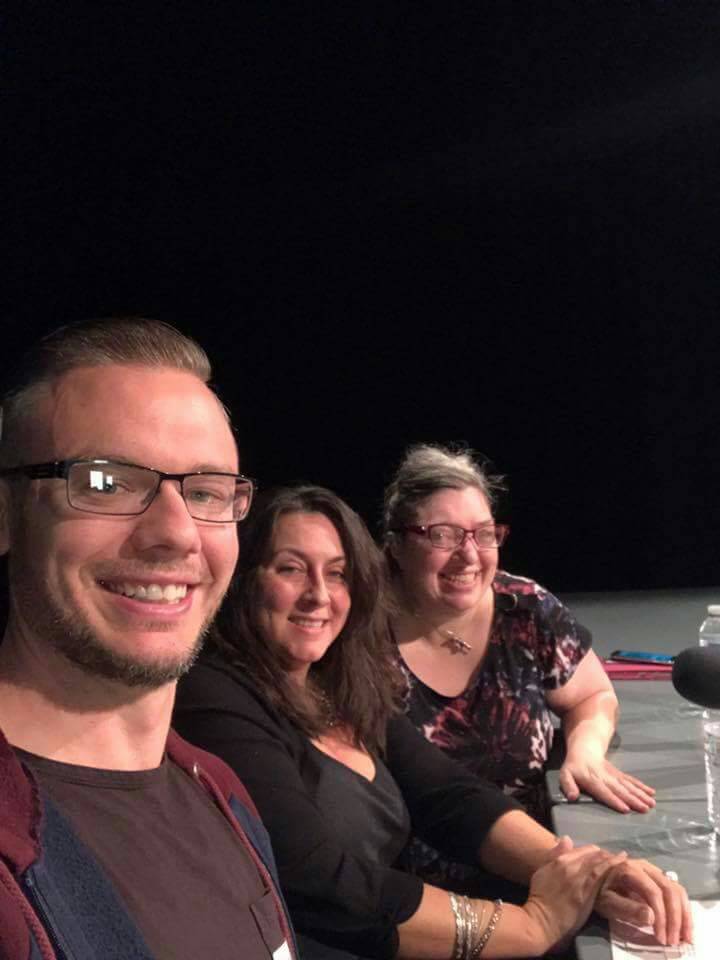 PghLesbian24's tweet photo. Lovely chat abt #SocialMediaSponsorhips at #pcpgh2017 with @VivaValezz @JamesStreet422 https://t.co/uNvBuiDAd1