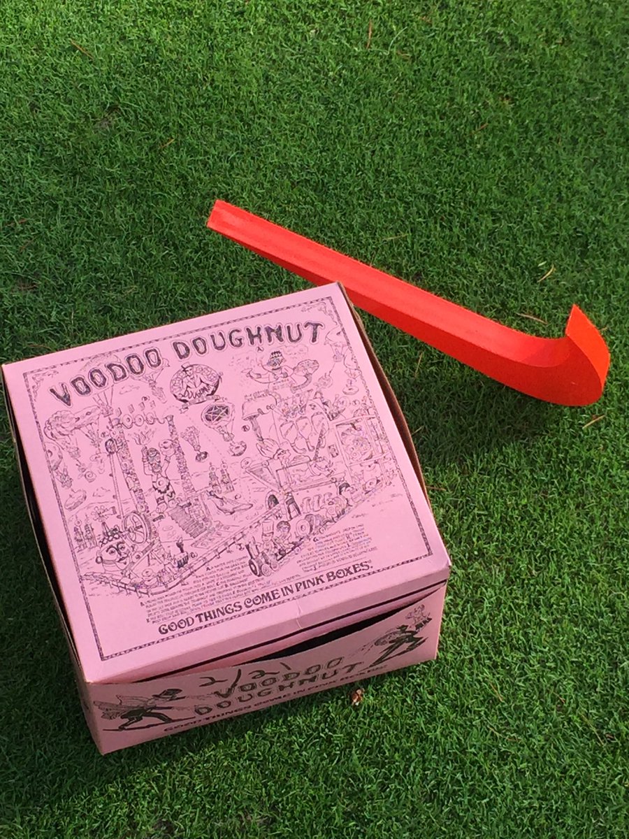 Every practice round in college golf should start w#VooDoo donuts@NCi#Sweet