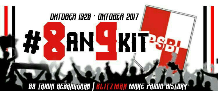 BlitzMan_'s tweet photo. Tak terasa 89th sudah berlalu.dan sekarang mungkin adalah titik terendahmu.sugeng ambal warsa kebanggaanku.ayo bangkit 😘
#8an9kitPSBI https://t.co/A08vvwkoXS
