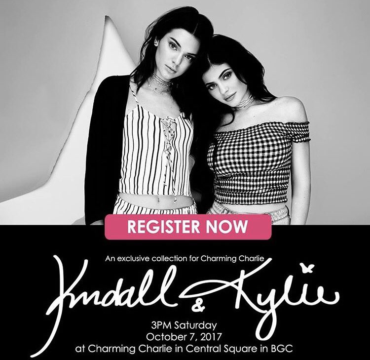 The first ever Kendall+Kylie collection is finally here! Register now at charmingcharliemanila.ph for exclusive treats on Oct 7, 3PM at CSQ