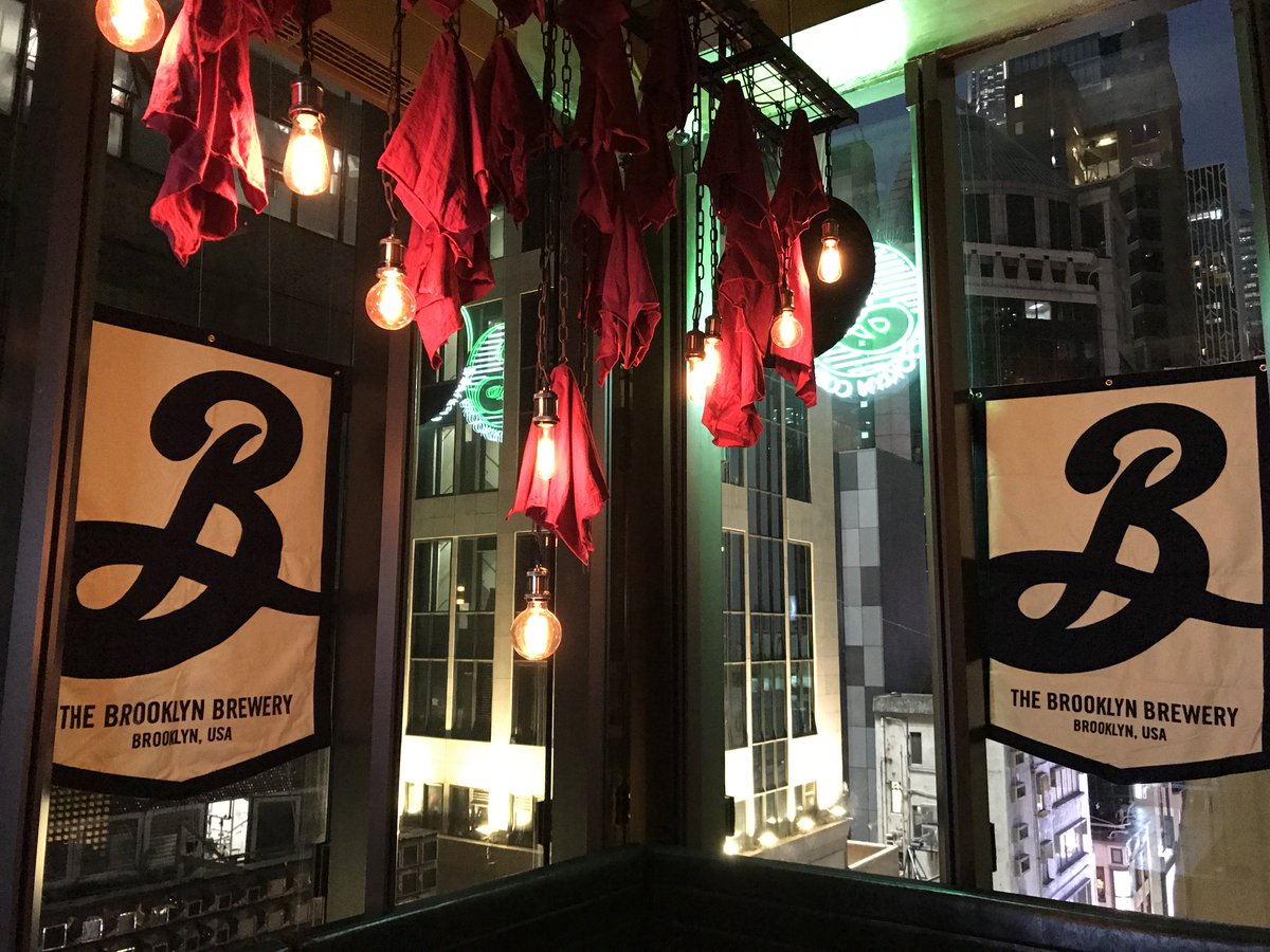 Geoffrey_Wu's tweet photo. @BrooklynBrewery's first international outpost, #TheBrooklynCorner is now opened in @Beef_LibertyHKright here in #HongKong. @discoverhk https://t.co/RDLJ1rbhB9