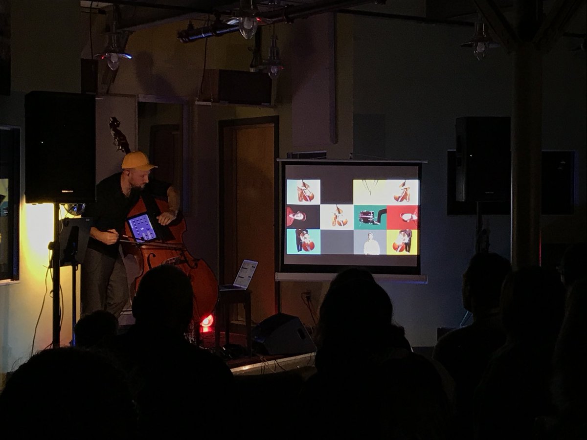 timestwoseries's tweet photo. Didn’t know this was even possible! #onebass #manysounds @florentghys at our season four opener! #livemusic #boston #bass #video #solo? https://t.co/B83D5nwFJL