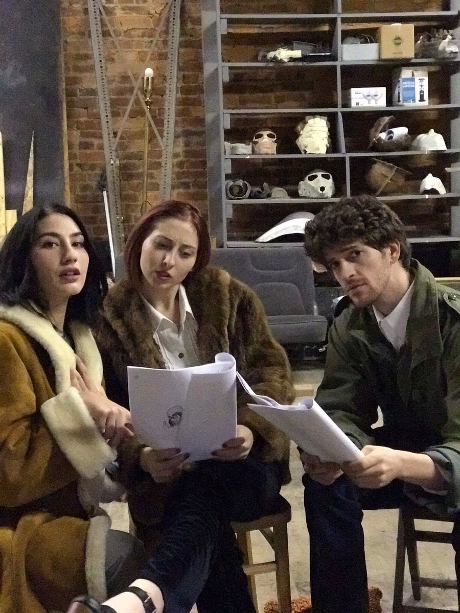 DrMatisto's tweet photo. Can't forget how much fun it was to work w/ these 2 bad-asses. #WonderWomen #ShortFilm #HorrorFilms #ScriptStudy #PerfectDay https://t.co/tRUaxjpTY6