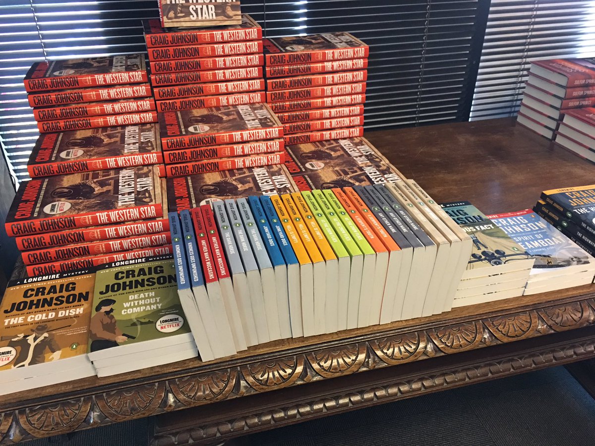 ucrosspop25's tweet photo. #TheWesternStar Haven't read one yet? You can read faster than I can write, so start at The Cold Dish @ABoneMartinez @VikingBooks https://t.co/baQaw5xjqQ