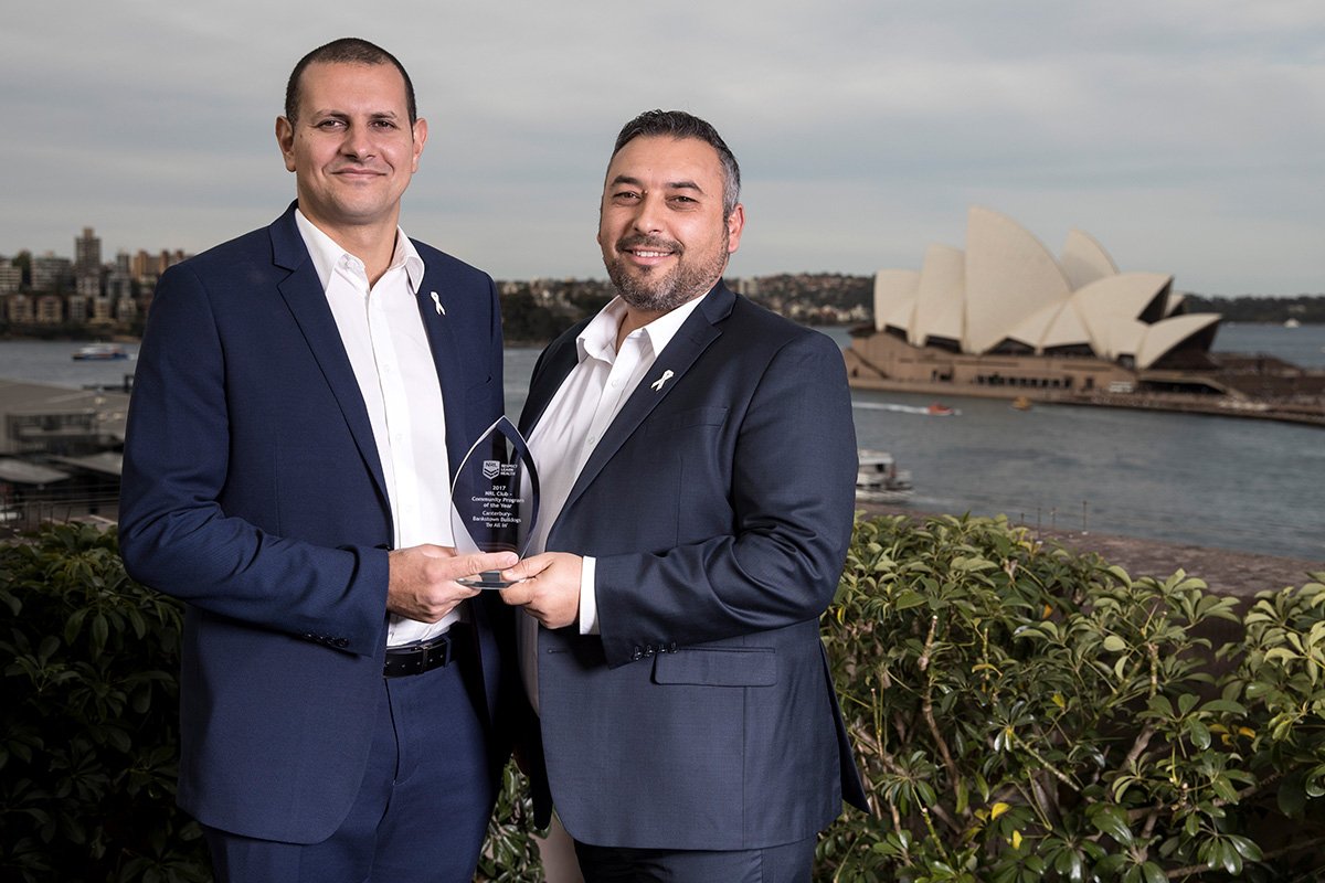 NRLCommunity's tweet photo. Congratulations to all our winners at the 2017 #NRL Community Awards 👏 https://t.co/p8UGbAUPaR