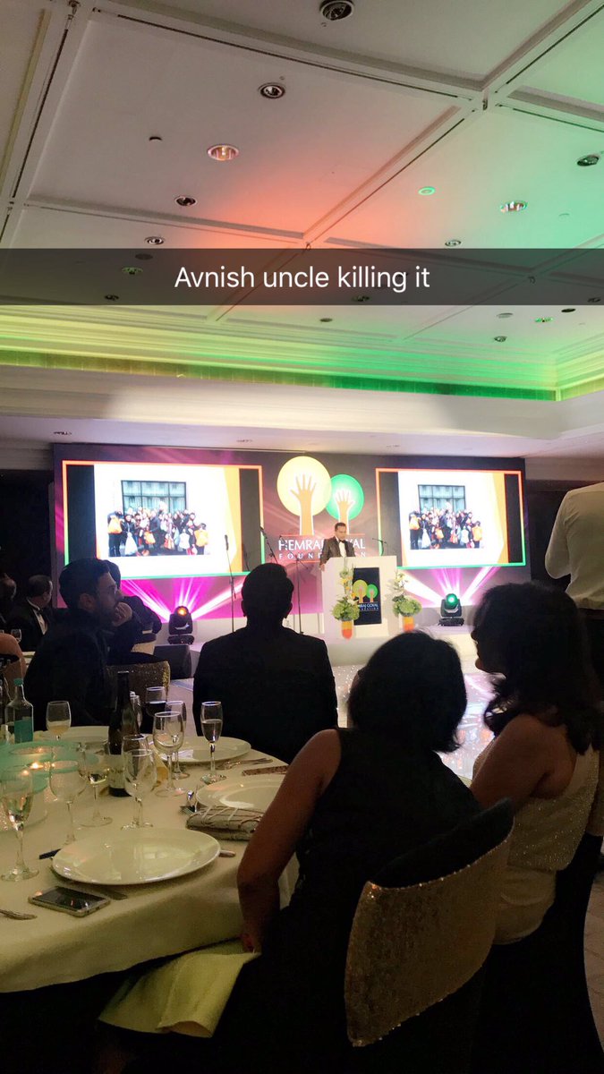 varunbhanot's tweet photo. Inspiring evening for the @HemrajGoyalFDN #HGFBall - over £100,000 raised. An unbelievable family! https://t.co/dp1fQtYDVs