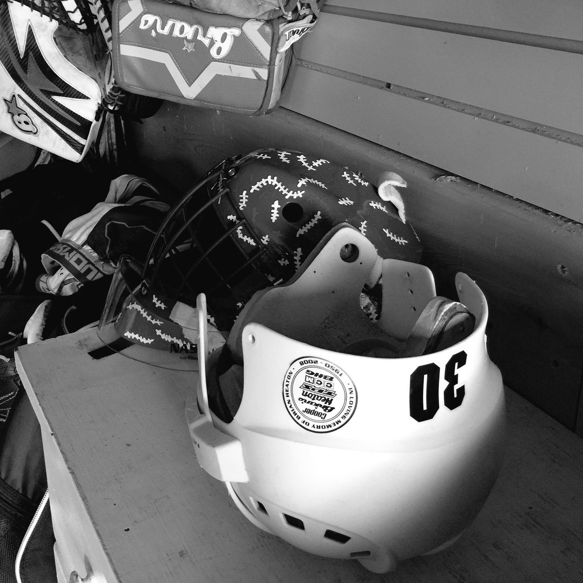 goalie_family's tweet photo. If you don't have a least one SK2000 in pieces in your garage can you even call yourself @VintageGoalie 
#HM30 https://t.co/U1yULaXlRf