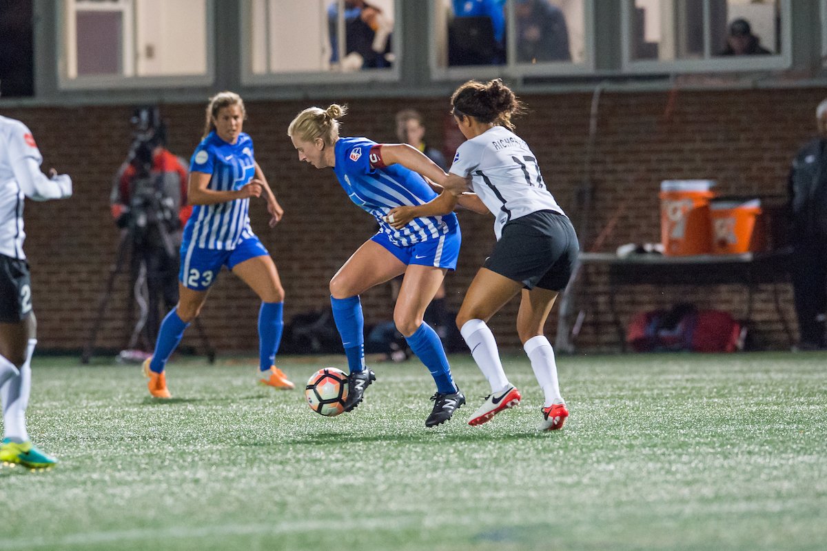 BostonBreakers's tweet photo. MATCH REPORT: Breakers get a pair of goals from Natasha Dowie in loss to Sky Blue
Read: https://t.co/Rp6lE1fC5X #BOSvNJ https://t.co/gerN6VZSyD