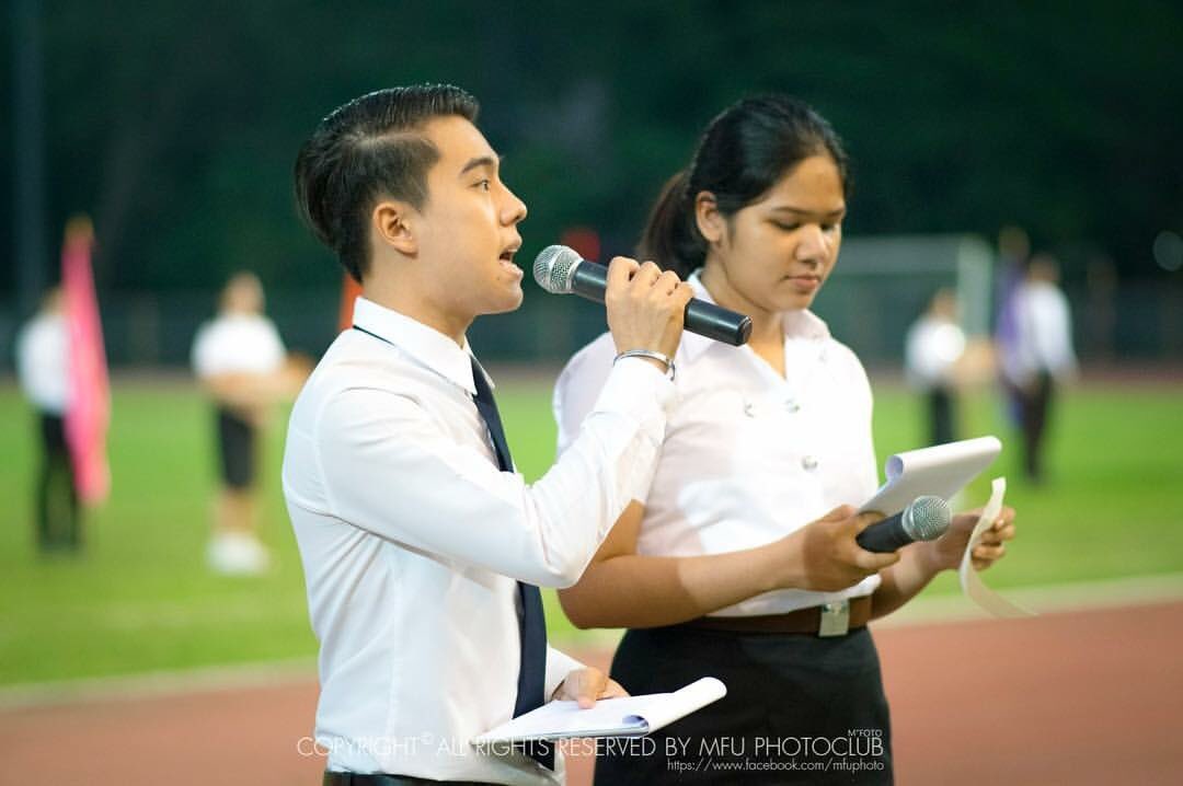 MFUworker's tweet image. ✨วิน✨ ใช่ไหมแอดได้ยินว่าชื่อนี้ ใช่แหละ555 ดีกรีพิธีกรของมหาลัยเชียวนะตัวเธอ เจอได้เกือบทุกงาน  แต่ได้ข่าวมีแฟนแล้ว อดนะ55 #เด็กกิจกรรมมฟล