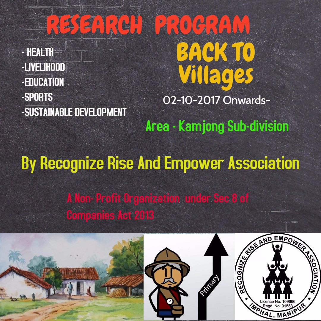 rrae4438's tweet photo. RREA Organisation's next upcoming project. It will be an intensive grassroot based research that will cover around 35 Villages (rural) on health, education, Sports, Livelihood and Sustainable Development. No official datas are available in the newly developed district of Manipur. https://t.co/OqusAi4DYZ