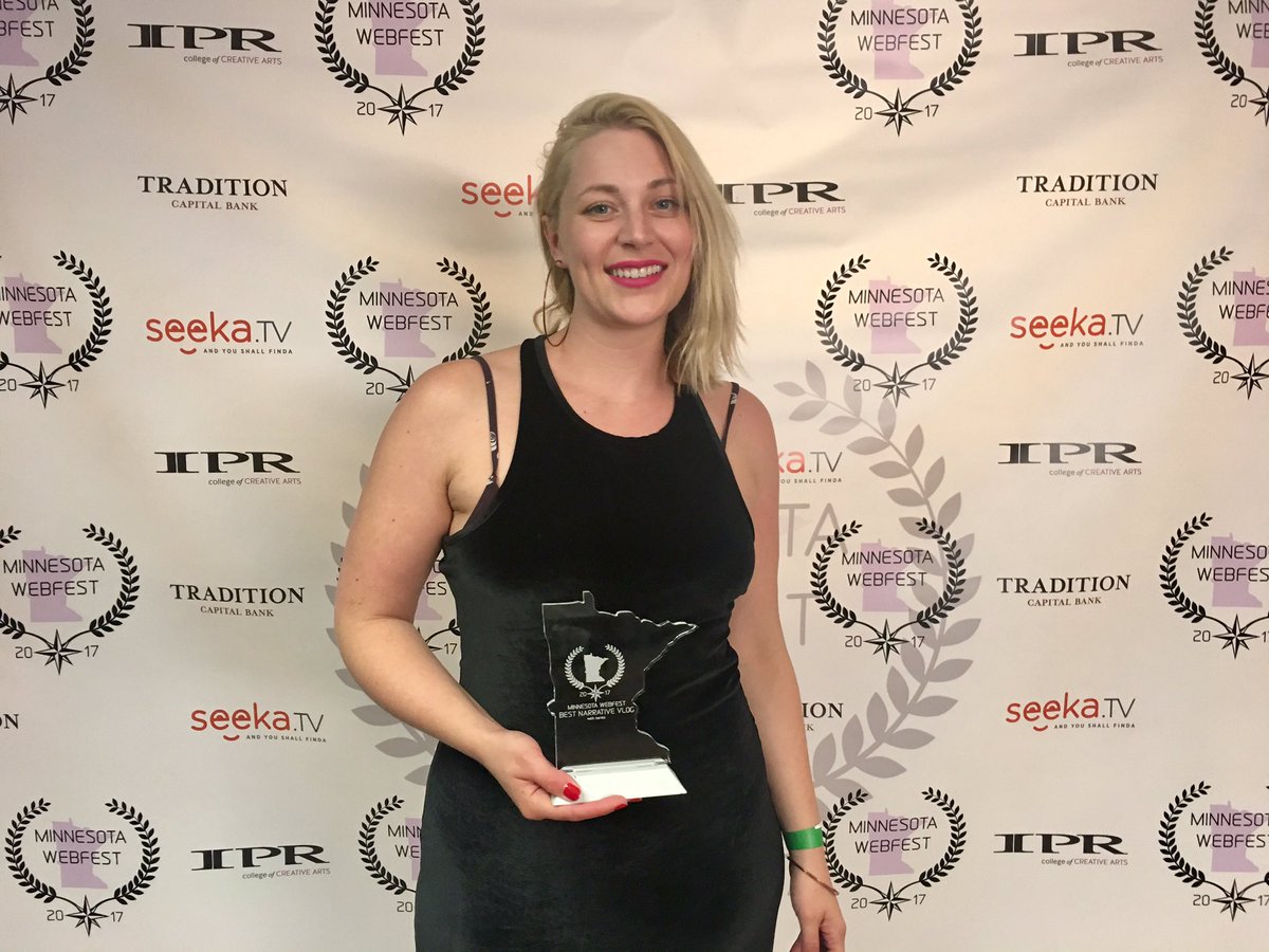 LadyTipsShow's tweet photo. Whoop! LadyTips: Trend Testers just won Best Narrative Vlog at @mnwebfest! https://t.co/ydFjXvScFq