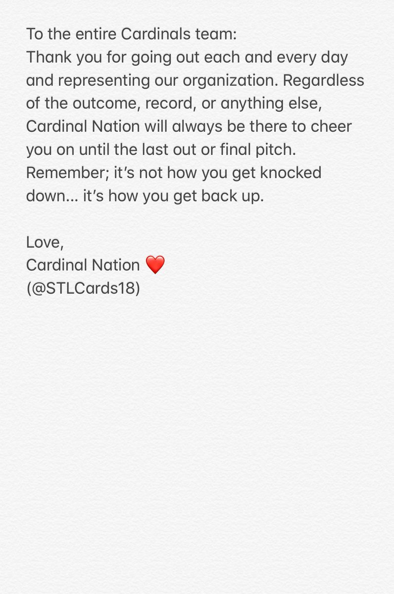 STLCards18's tweet image. Dear 2017 @Cardinals...

#STLCards