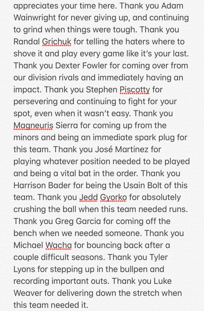 STLCards18's tweet image. Dear 2017 @Cardinals...

#STLCards