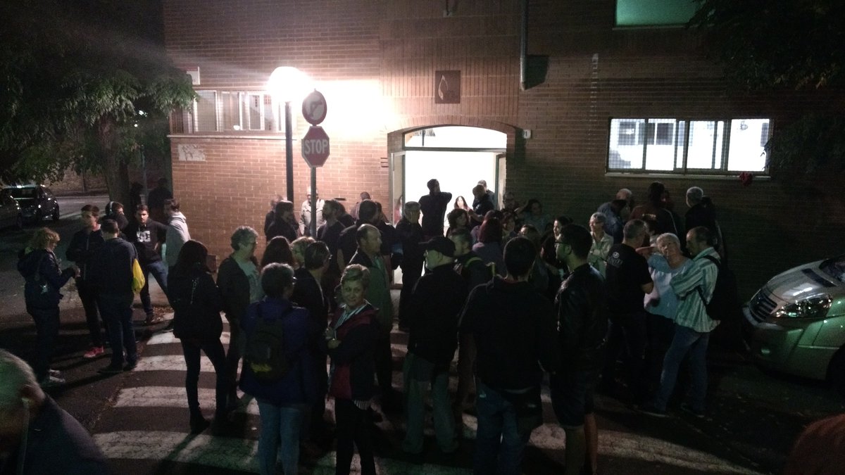 Poder popular lluitant per la democràcia! Avui guanyarem! #1Oct #Votarem #Guanyarem