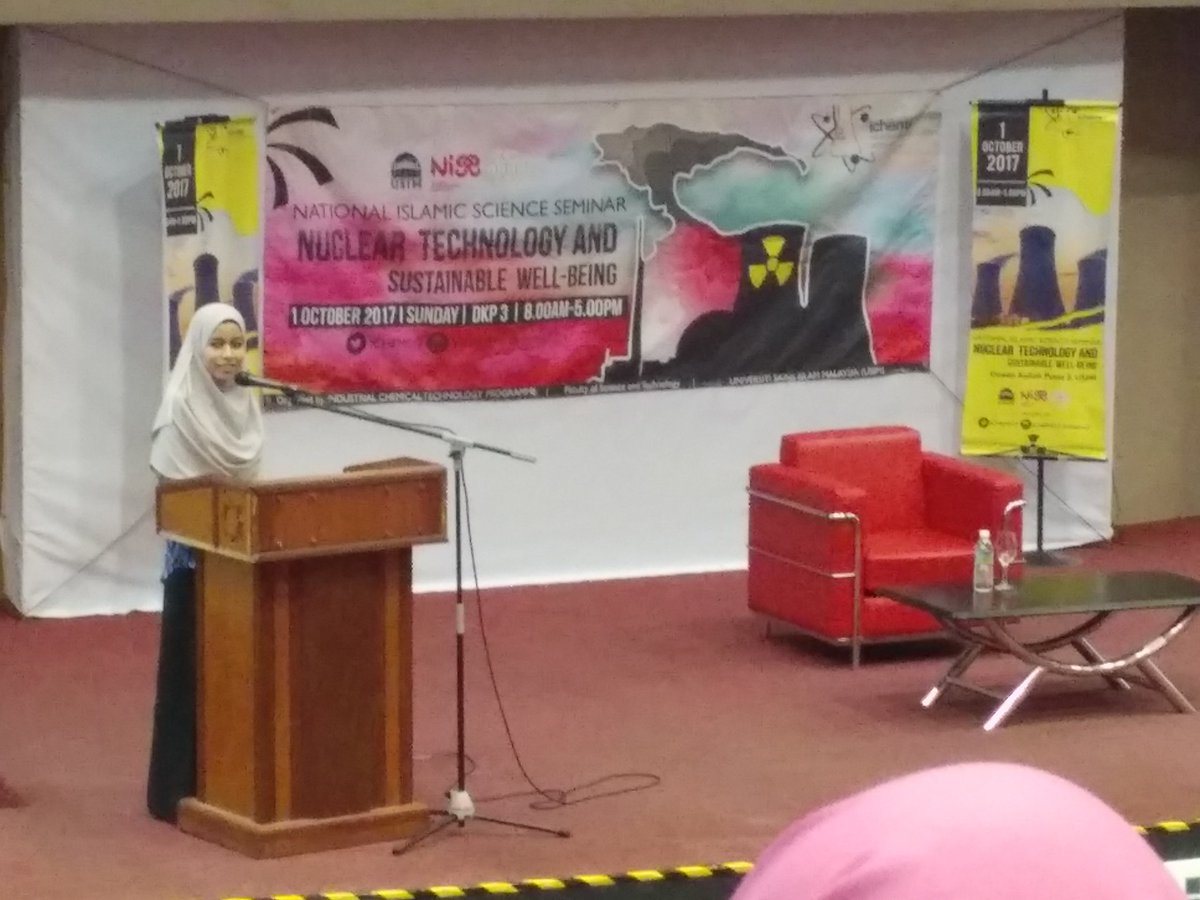 ICHEMS17's tweet photo. [LIVE UPDATES] 
Atomic Energy Licensing Board by Puan Aliyah 
#ichems17 https://t.co/J7SnrNe53i