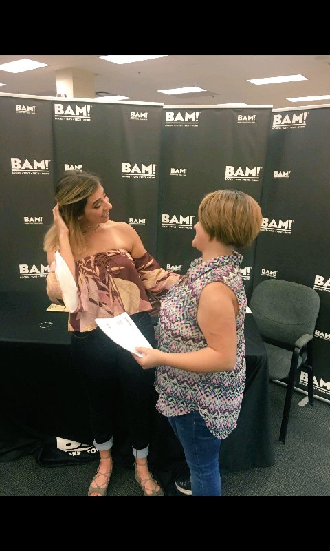 cobi_wilson's tweet photo. @TheGabbieShow I know this is a really late post but I can't get over how nice Gabbie was, I am low-key still freaking out! #gabbiebooktour https://t.co/dsE5rJwtbj