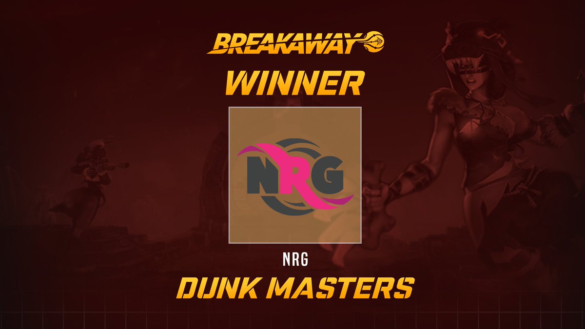 Dunk Masters Tournament

<a href="/NRGgg/">NRG</a> Won the grand Finals

They are the Dunk Masters

Congrats and we can't wait to see you all at Relic Arena