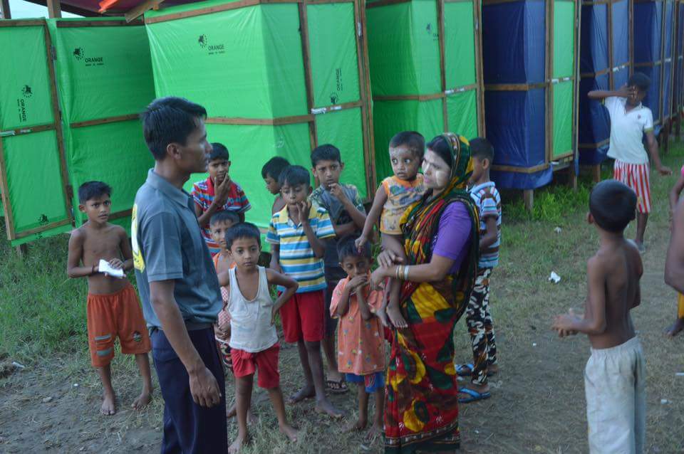 Many Hindus r now  sheltering at rescue centres across the Rakhine. They r provided by charities and Myanmar army. Please help for the needy
