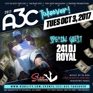 TheHypeMagazine's tweet photo. #A3C Takeover - October 3rd, 2017 with #TheHypeMagazine @CutDaRedTape #Sacbossent #CrooksPromotion @TheHypeMagazine https://t.co/FIHd7DFTTA