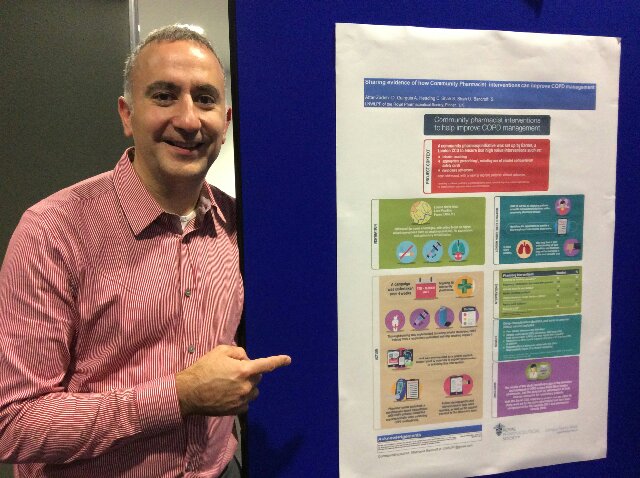 Darush and our winning LPF poster