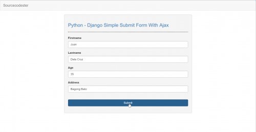 sourcecodester's tweet image. Python - Django Simple Submit Form With Ajax

goo.gl/Sw4hUo

#FreeSourceCode #Python