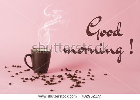 #Coffee #beans around a #cup of coffee, text good #morning on pink
#shutterstock
Download Picture Here: buff.ly/2jROlqr