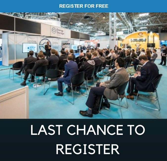 SolarStorageUK's tweet photo. UK’s biggest Solar &amp; Storage show in 2017 returns to @thenec on Tuesday 3 OCT!REGISTER NOW FOR FREE: https://t.co/Eee1Xjvja6 #SolarStorageUK https://t.co/YIVZ904cBo