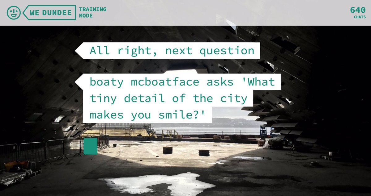 Come to wedundee.com and ask/answer some questions so I can learn about Dundee! Like Boaty did... that's his real name, right?
