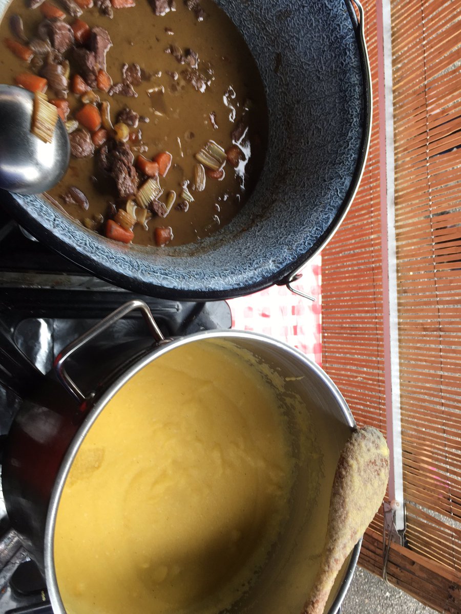 Polenta and beef spezzatino!@Londonfarmers