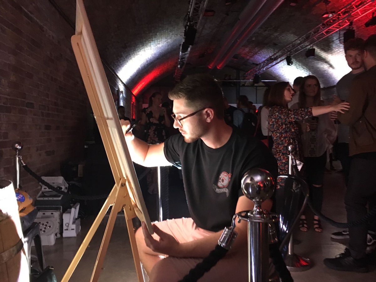 I'll be doing some live mural artwork this Friday at the Cavern Club Exeter from 12 noon! #illustration #liveart #painting #ink #paint