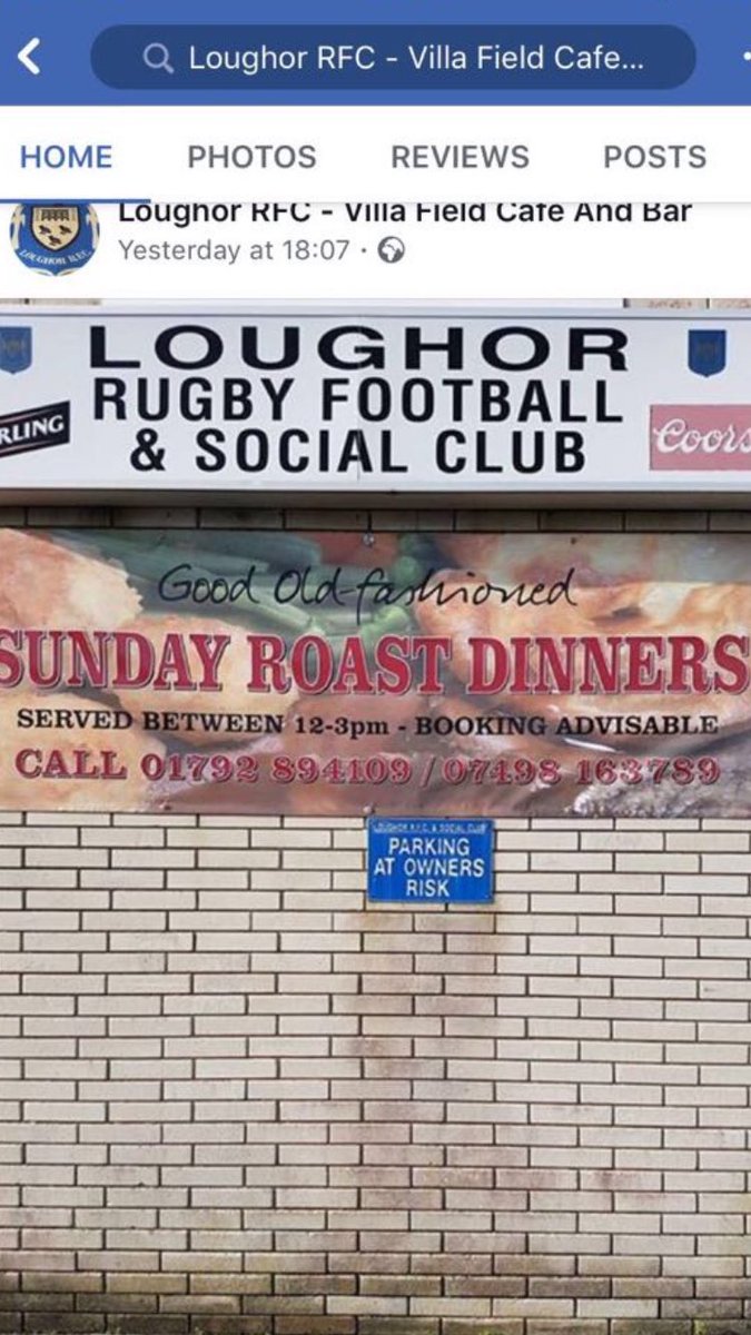 LoughorRFC's tweet photo. Don't forget the club is serving dinners from 12 #bestinarea #musttry https://t.co/UN1shDKntQ