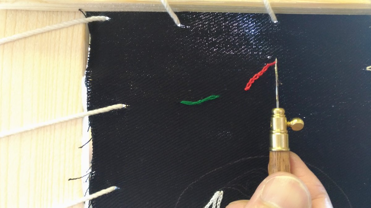 廣田千恵子 かぎ針の形ひとつでこうも縫い方が変わるなんて こちらカザフかぎ針刺繍初心者の方によるもの 緑 カザフかぎ針で縫ったもの 赤 ビーズ刺繍かぎ針で縫ったもの こうしてみるとビーズ刺繍針の方が縫いやすい でも この針の場合もカザフ 廣田千恵子 かぎ針の形ひとつでこうも縫い方が変わるなんて こちらカザフかぎ針刺繍初心者の方によるもの 緑 カザフかぎ針で縫ったもの 赤 ビーズ刺繍かぎ針で縫ったもの こうしてみるとビーズ刺繍針の方が縫いやすい でも この針の場合もカザフ