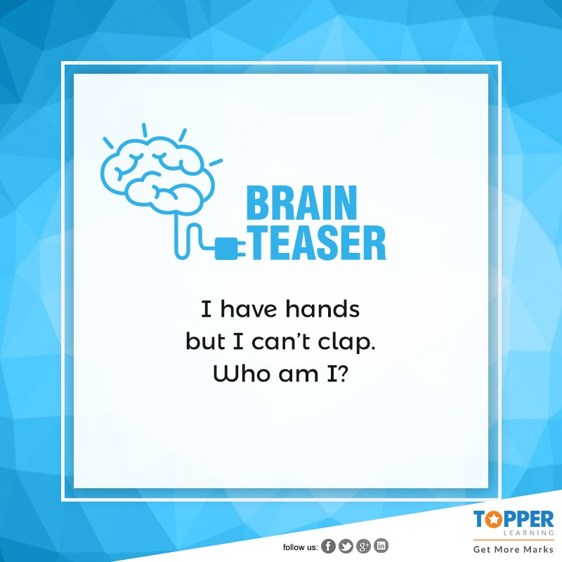 Topperlearning's tweet photo. It’s time to tease your brain. Can you guess my name? #BrainTeaser #Puzzle #TopperLearning https://t.co/270njENLq7