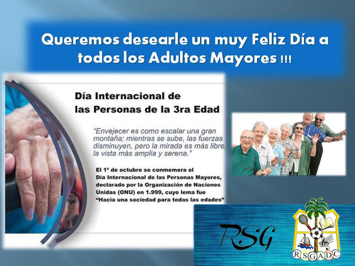 RacingSGabriel's tweet photo. Feliz día a nuestros mayores https://t.co/k1rblE1jli