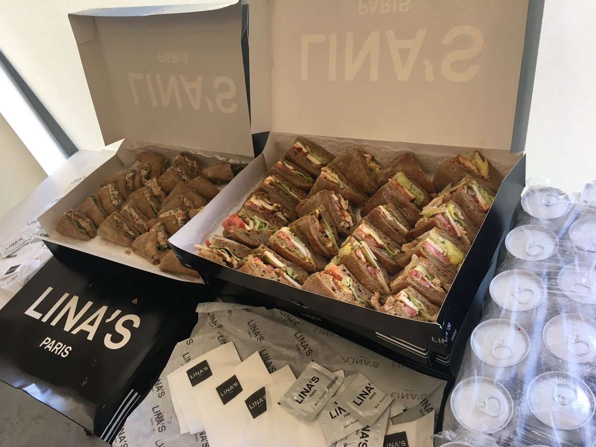 SWBeirutAI's tweet photo. #Food is served! Thank you @LinasLeb for your #delicious #support 
#gswai #SWBeirutAI #beirut #lebanon https://t.co/bvqtHyrsgD