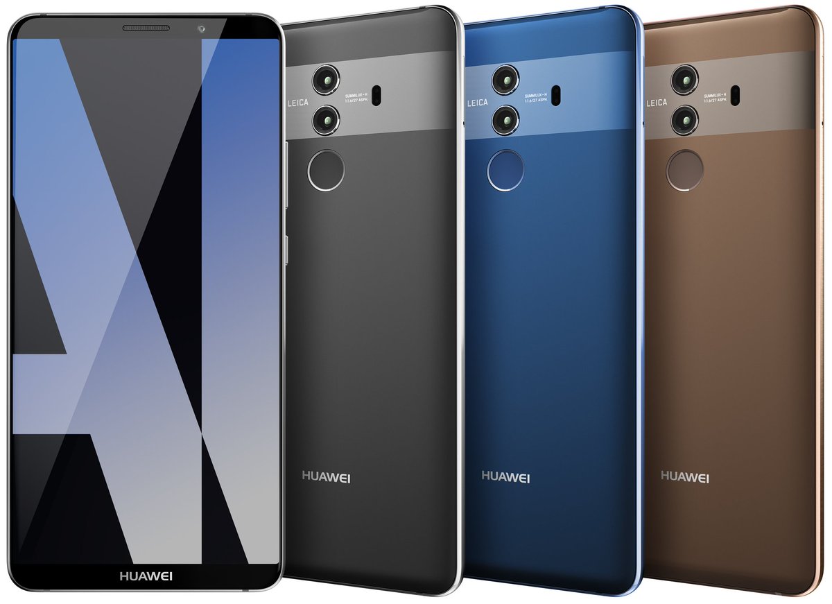 Huawei Mate 10 and Huawei Mate 10 Pro : Full Hardware Specs, Features, Prices and Availability