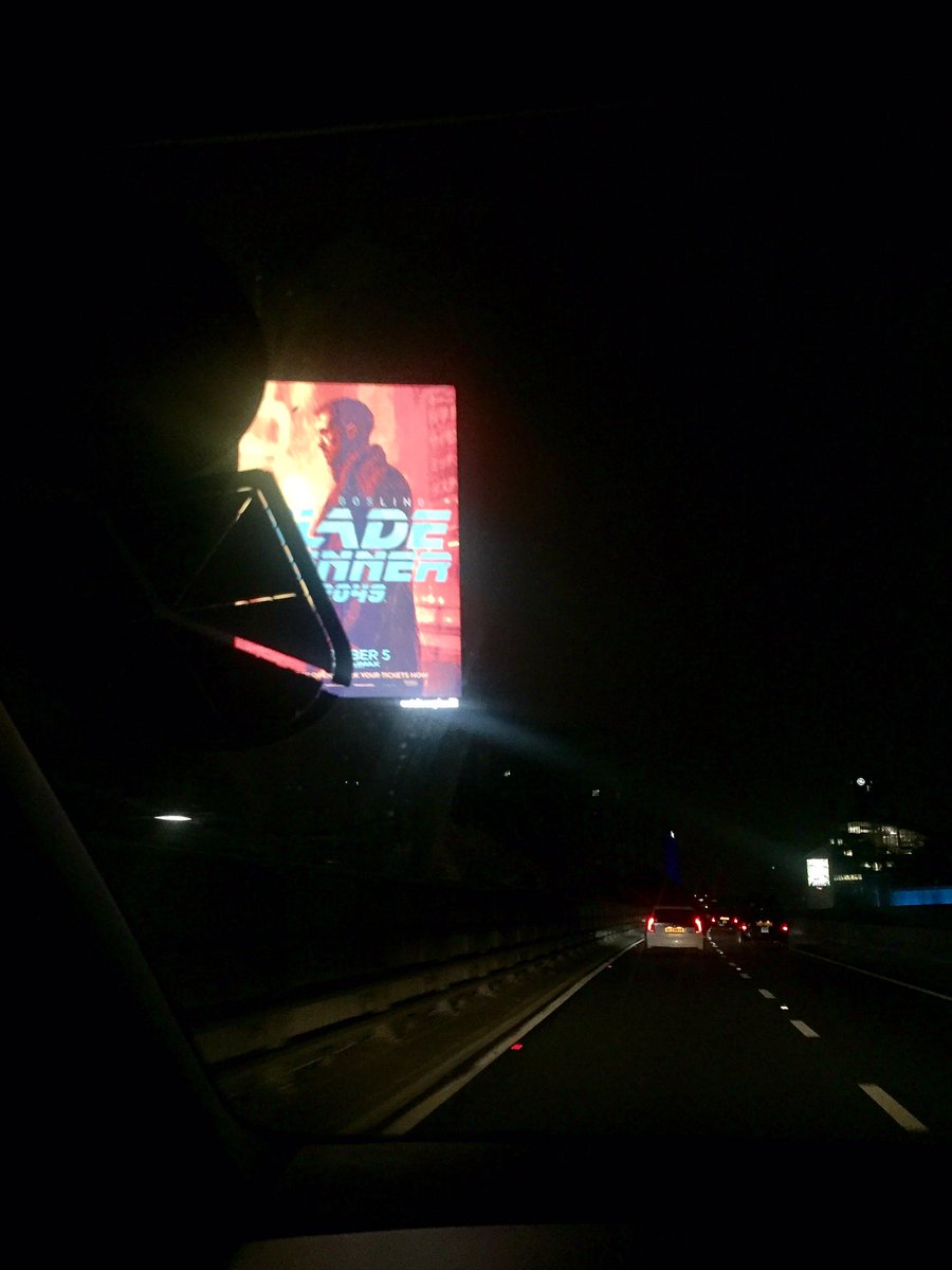 poly0411's tweet photo. This is it! The city with @bladerunner... so excited!
'All those moment will be lost in time, like tears in rain.' 
 #bladerunner2049 https://t.co/cr9w7bHCbl
