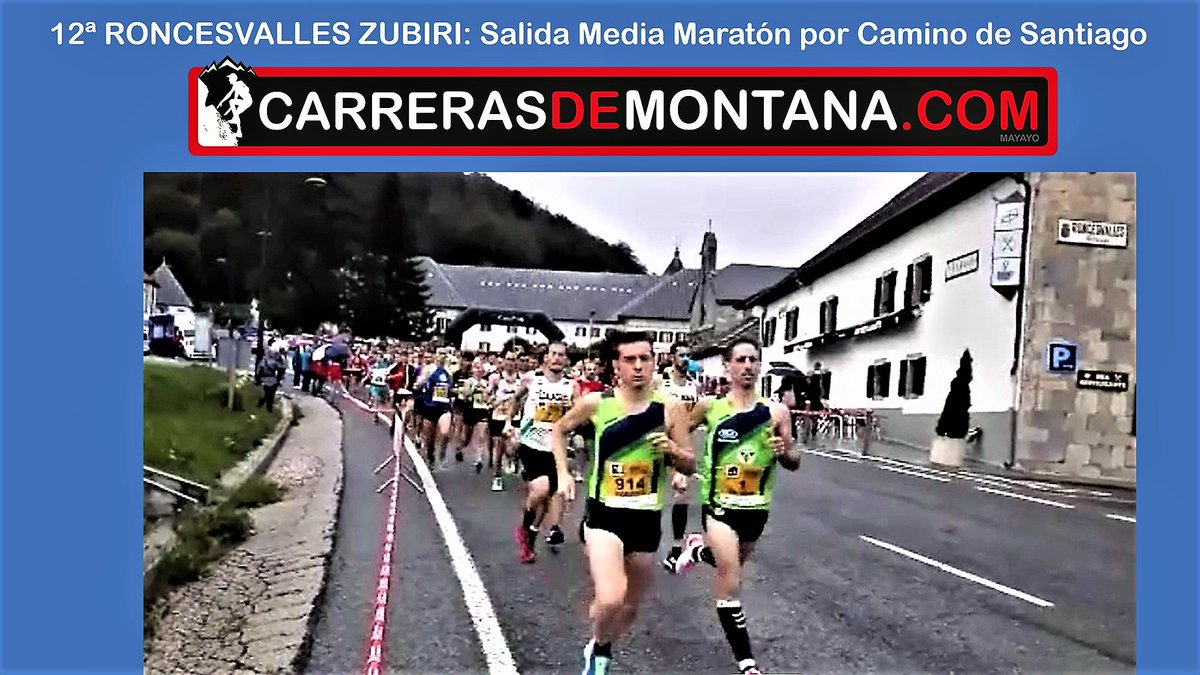 moxigeno's tweet photo. VIDEO: Asi ha sido la salida de la 12ª #RoncesvallesZubiri, con 1.200 dorsales. Media maratón por #CaminodeSantiago. https://t.co/egPm7gi2Rd https://t.co/pHvl2Oak9o