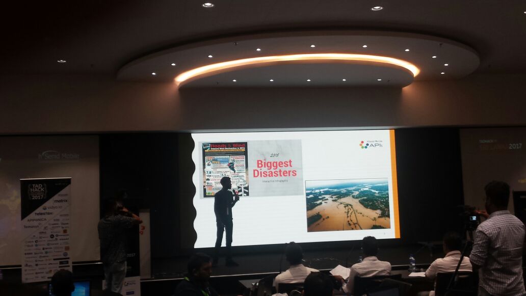 IdeaMartLK's tweet photo. TADHACK Global 2017,Successfully completed the Final Pitch
@IdeaMartLK @dialoglk@axiata@GSMA@hSenidMobile
#ideamart#WhatTheHack #TadHackSL https://t.co/BUhK1shdhF