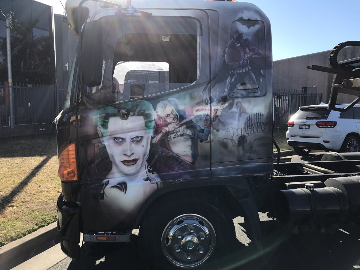AirbrushWayne's tweet image. Working a long weekend in Sydney #towtruck #sydney #superheros #advancedairbrush #airbrushwayne