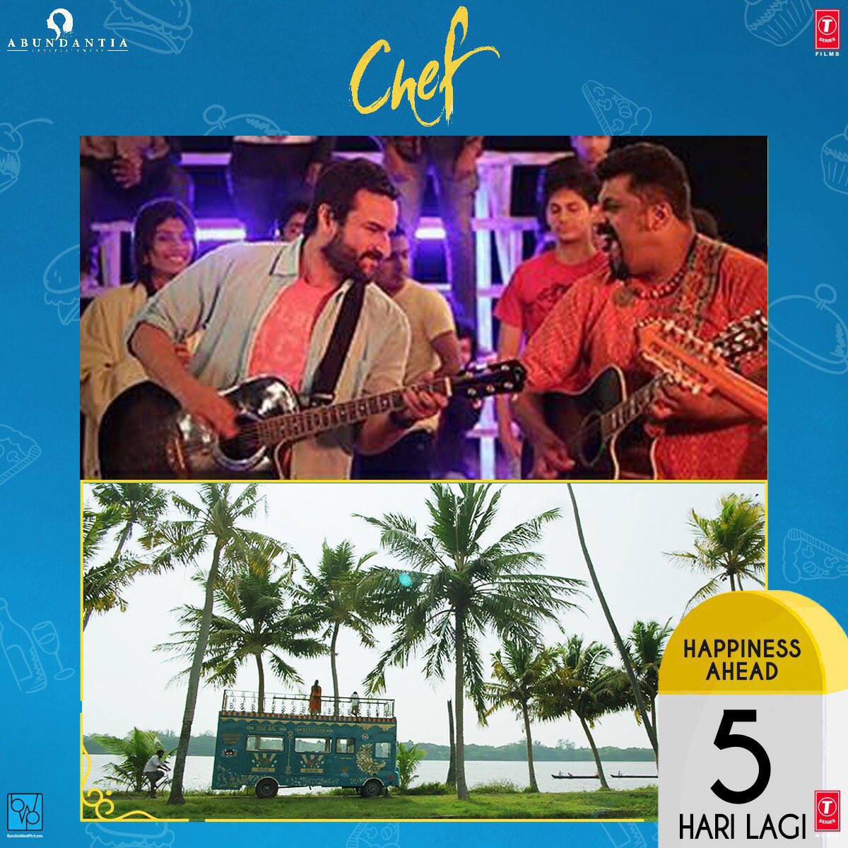 Platinumcineplx's tweet photo. CHEF : Film remake of american film (Chef 2014)
Tunggu 5hari lagi!
#nontondiplatinumcininong #bollywood #chef2017 #hindimovie @MVPFilms_ID https://t.co/R2MHP0KsPO