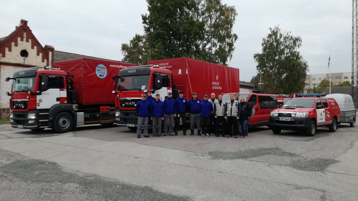 BaltFloodCombat's tweet photo. It's a go. Estonians have left, whole (EE, LV, LT) team meets today at Marijampole (LT).Exercise at Poland @wave2017 https://t.co/lZf2iRUVC9
