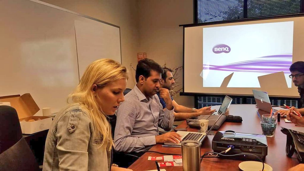 PITBIncubation's tweet photo. Boys practicing their pitches with Melissa from The Pitch Academy and Gordon from Capital Factory. #AtxPak #Cohort4 #Plan9AustinUpdates https://t.co/iH849v9E6P