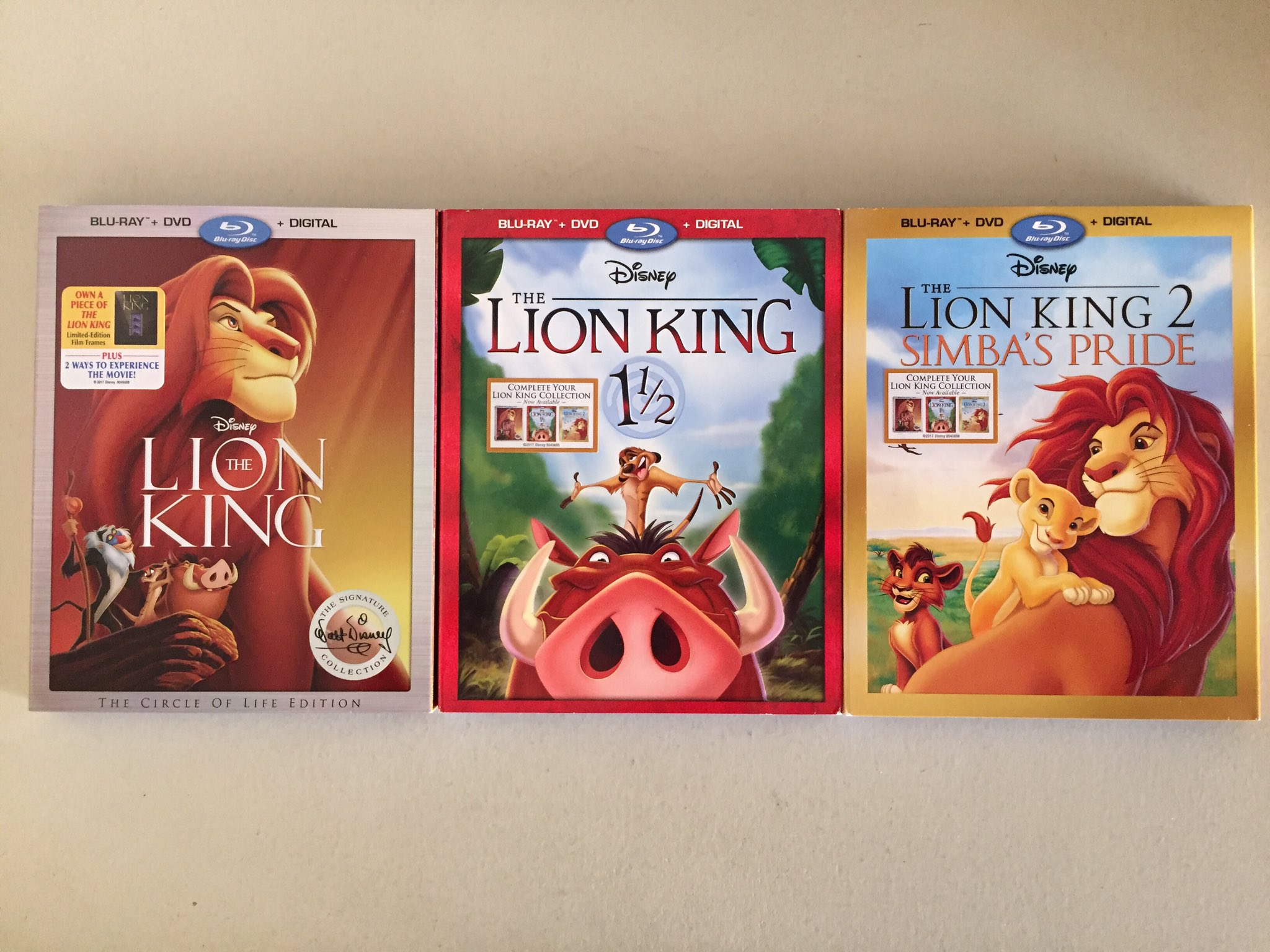 【すので】 Lion King Trilogy Collection 2d3d [Bluray] のサイズは www