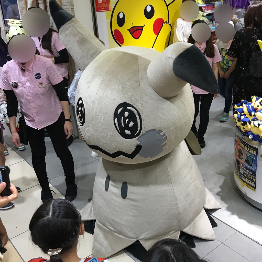 色違いミミッキュのグリーティングも2週目、東京駅店は今週のみです