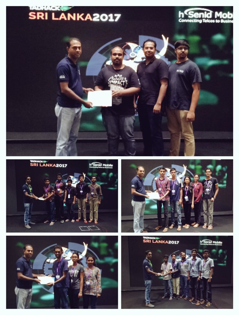 IdeaMartLK's tweet photo. TADHACK Global 2017, Certification 
@IdeaMartLK @dialoglk@axiata@GSMA@hSenidMobile
#ideamart#WhatTheHack #TadHackSL https://t.co/yzpWpnNtD3
