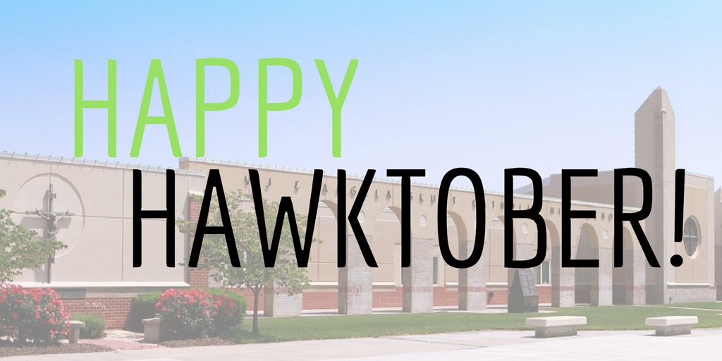 SkuttCatholic's tweet photo. It's the most wonderful time of the year! Celebrate by wearing your Hawktober t-shirts and wishing your fellow SkyHawks a Happy Hawktober! https://t.co/n96IkmwnIx