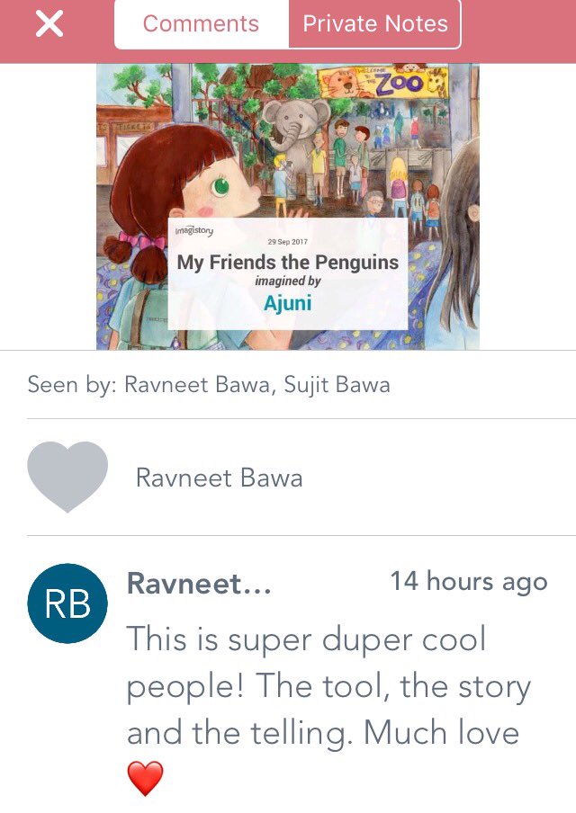 nehaminda's tweet photo. This is what happens when @imagistory goes on @Seesaw. Thanks @alexrajohnson #ParentAppreciation #PictureReading @ibpyp @ois_primary https://t.co/lZCdjZH9Pz